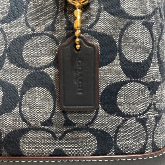 Coach Mollie Tote Bag 25 In Signature Chambray - Picture 9 of 15